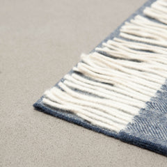 Wool Scarf - Navy