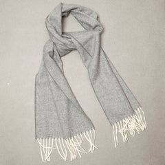 Wool Scarf - Grey